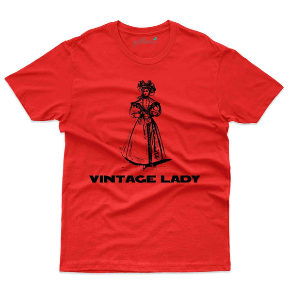 Vintage Lady T-shirt - France Collection - Gubbacci