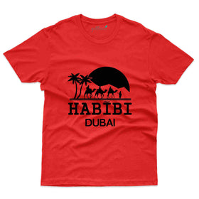 Habibi Red T-Shirt - Dubai Collection