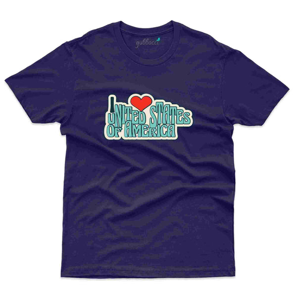 I Love America T-shirt - United States Collection - Gubbacci