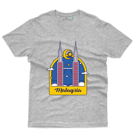 Malaysia Twin Tower Grey T-Shirt - Malaysia Collection