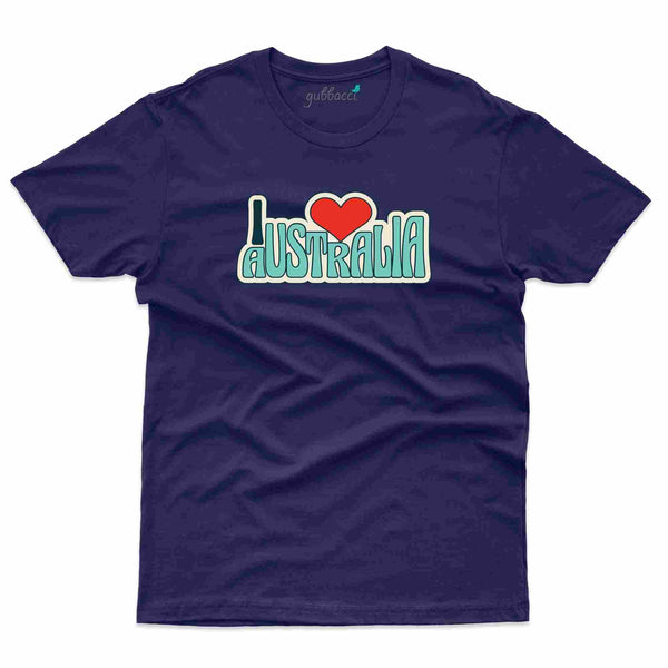 I Love Australia T-Shirt - Australia Collection - Gubbacci