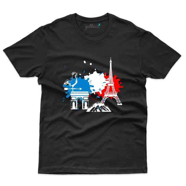 Paris 4 T-shirt - France Collection - Gubbacci