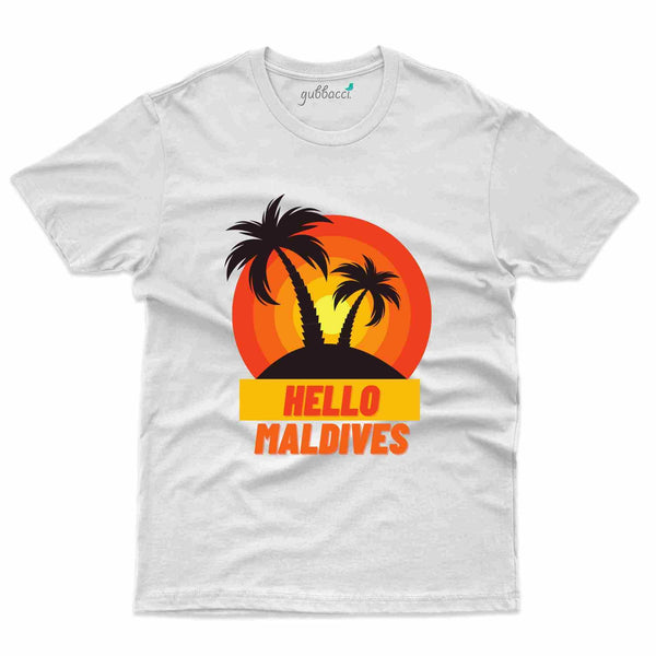 Hello Maldives T-Shirt - Maldives Collection - Gubbacci