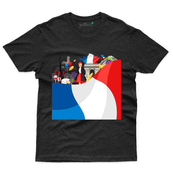 France 18 T-shirt - France Collection - Gubbacci