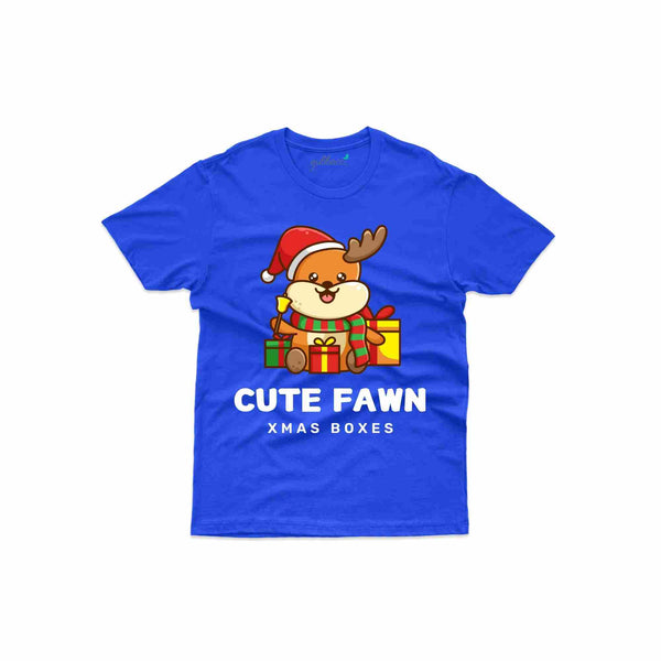 Cute Fawn Custom T-shirt - Christmas Collection - Gubbacci