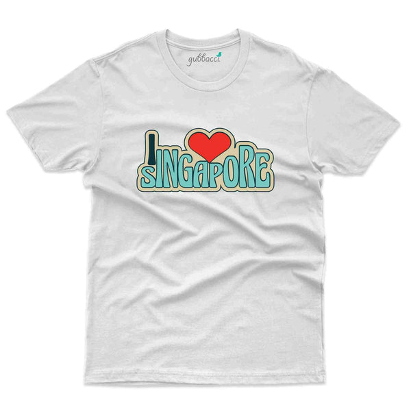I Love Singapore T-Shirt - Singapore Collection - Gubbacci