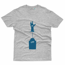 On or Off Zombie T-shirt - Zombie Collection