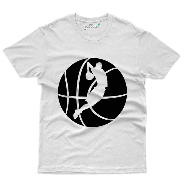 Basket Ball Print T-Shirt - Basket Ball Collection - Gubbacci