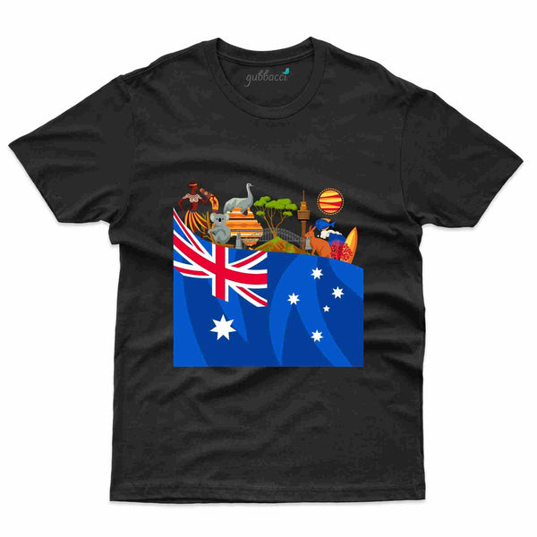 Australia 7 T-Shirt - Australia Collection - Gubbacci