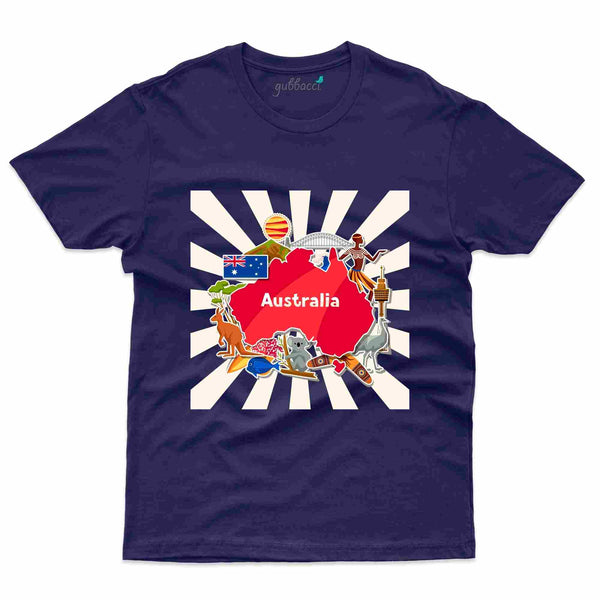 Australia 8 T-Shirt - Australia Collection - Gubbacci