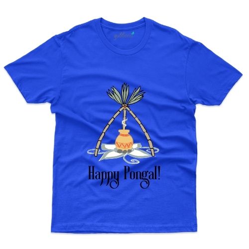 Happy Pongal Custom T-shirt - Lohri Collection - Gubbacci