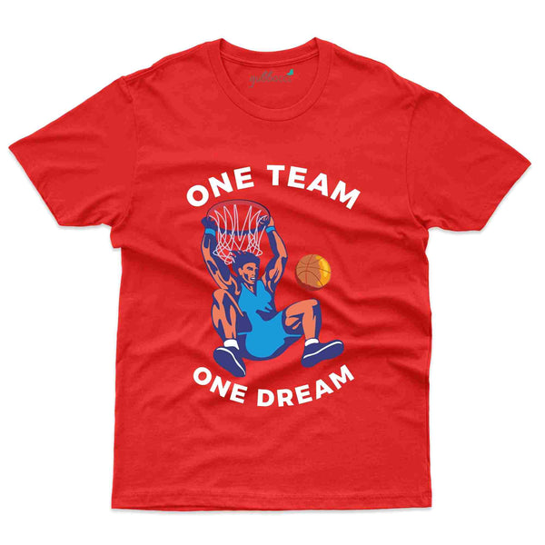 One Team One Dream T-shirt - Basket Ball Collection - Gubbacci