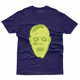 Unisex Zombie Face T-shirt - Zombie Collection