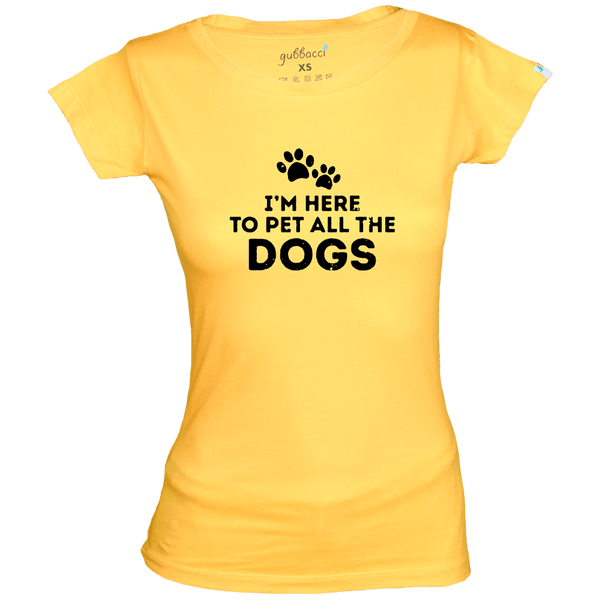 Womens Pet all the Dogs Tee - Pet T-shirts Collection
