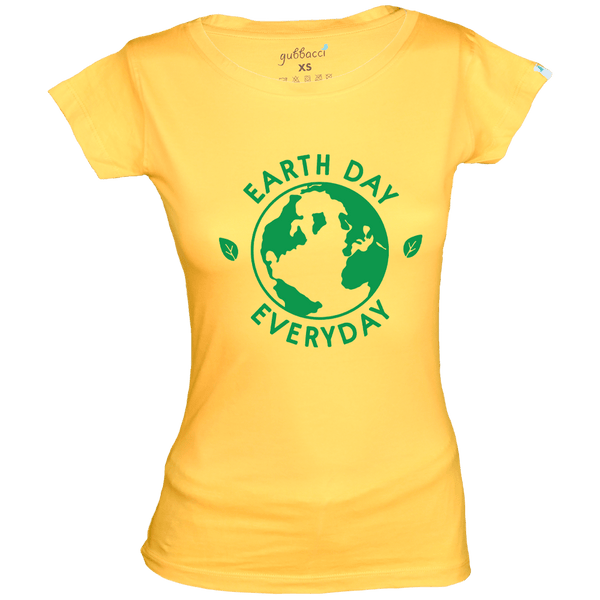 Gubbacci Apparel Boat Neck XS Earth day Everyday T-Shirt - Earth Day Collection Buy Earth day Everyday T-Shirt - Earth Day Collection