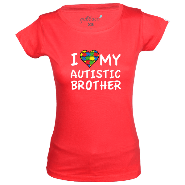 Gubbacci-India Boat Neck XS I love My Autistic Brother - Autism Collection Buy I love My Autistic Brother - Autism Collection