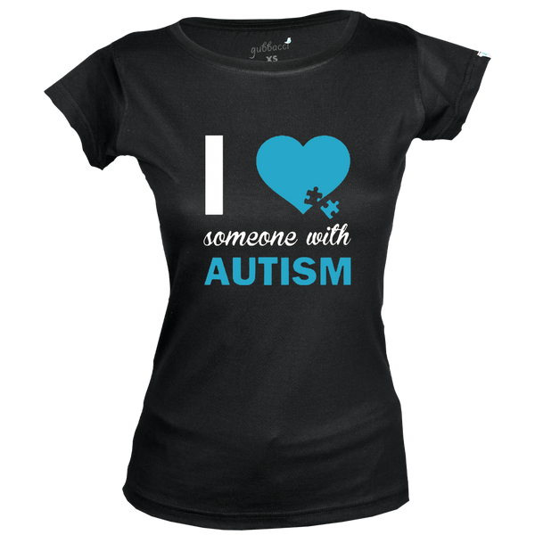 Gubbacci-India Boat Neck I Love Someone with Autism - Autism Collection Buy I Love Someone with Autism - Autism Collection
