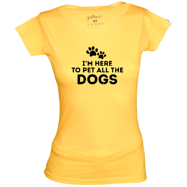 Gubbacci-India Boat Neck XS I'm here to pet the Dogs - Pet Collection Buy I'm here to pet the Dogs - Pet Collection