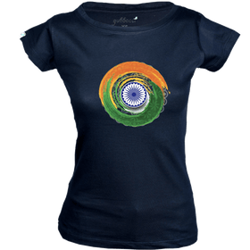 Black - Indian Flag Custom T-shirts - Guru
