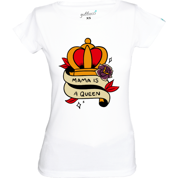 Gubbacci Apparel Boat Neck S Mama is a Queen - Mothers Day Collection Buy Mama is a Queen - Mothers Day Collection