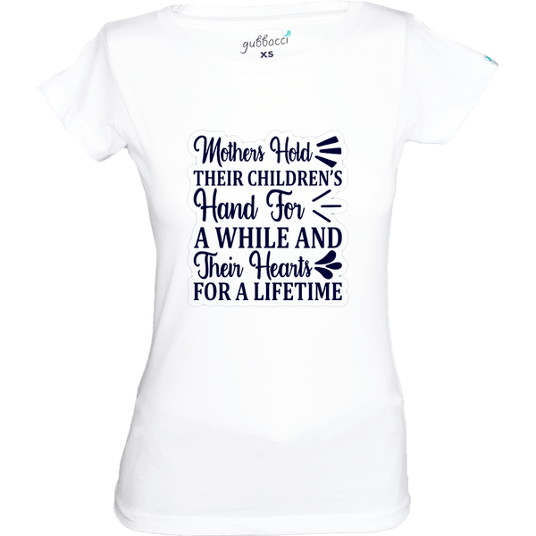 Gubbacci Apparel Boat Neck S Mother Holds a Children Hand for a While - Mothers Day Collection Buy Mother Holds a Children Hand - Mothers Day Collection