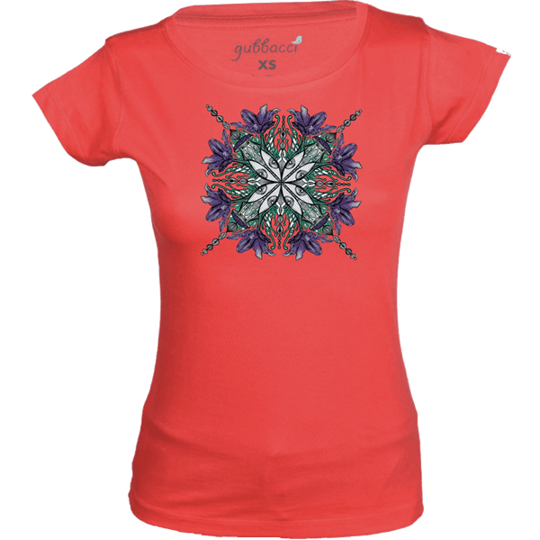 Gubbacci Apparel Boat Neck XS Psychedelic evolution - see the world By Harshil