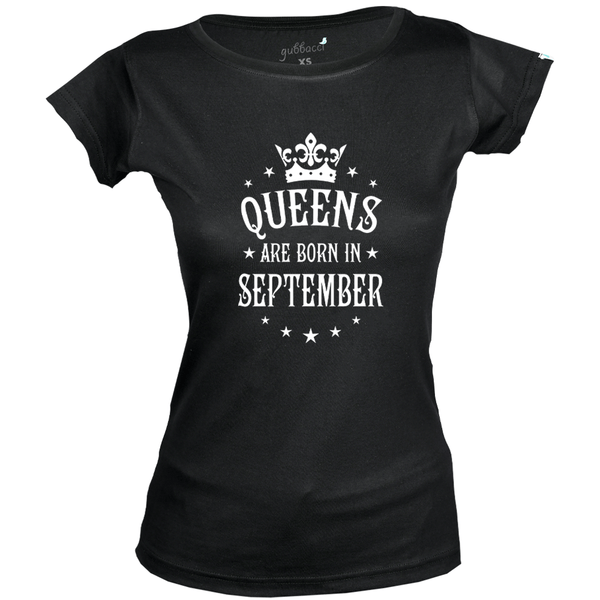 Gubbacci Apparel Boat Neck XS Queens are born in September