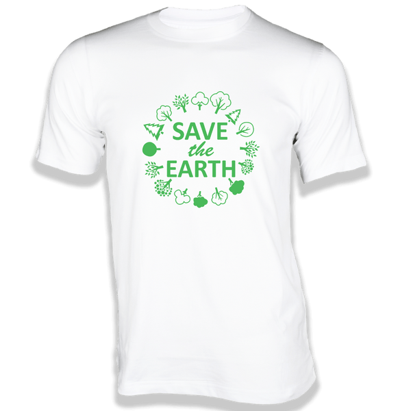 Gubbacci Apparel Boat Neck XS Save the Earth T-Shirt - Earth Day Collection Buy Save the Earth T-Shirt - Earth Day Collection