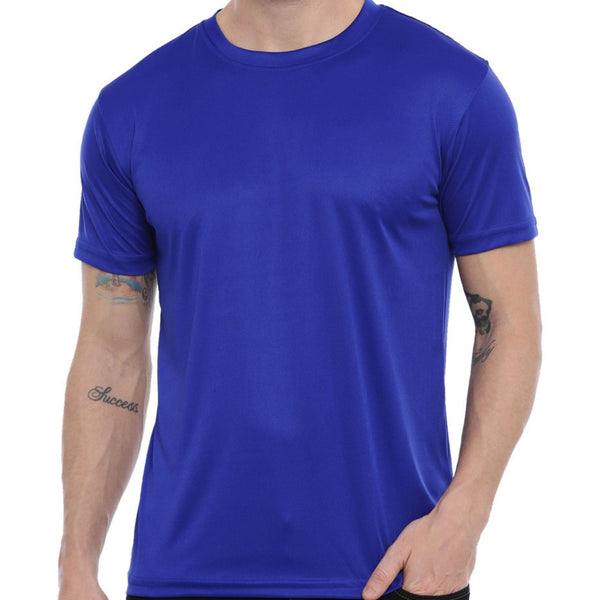 Customisable Drifit Round Neck T-shirt - 100% Polyester- Order in Bulk - Gubbacci-India