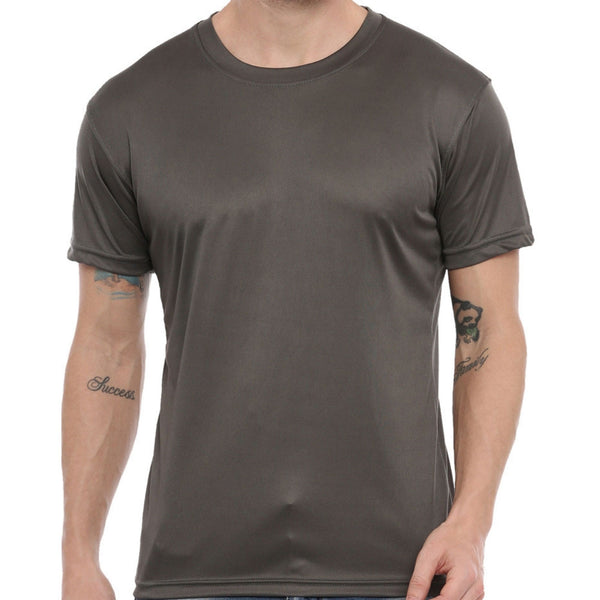 Customisable Drifit Round Neck T-shirt - 100% Polyester- Order in Bulk - Gubbacci-India