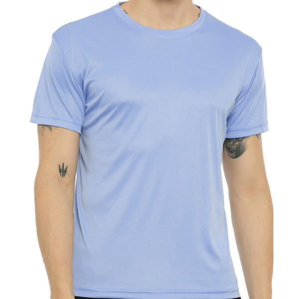 Customisable Drifit Round Neck T-shirt - 100% Polyester- Order in Bulk - Gubbacci-India