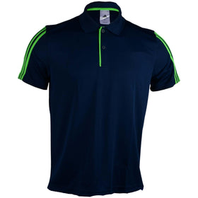 Custom Adidas 3 Stripes Collar DryFit Polo T-shirts - Min Qty 25 Pcs