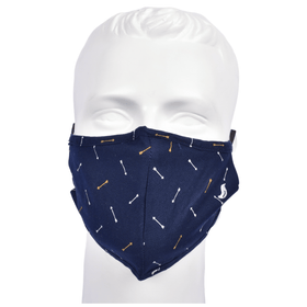 Gubbacci Premium Plus Face Mask with Nose Clip & PM 2.5 Filter - Arrow Blue