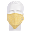 Gubbacci-India Face Mask Gubbacci Premium Plus Face Mask with Nose Clip & PM 2.5 Filter - Yellow & White Stripes