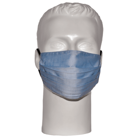 Gubbacci Reusable Soft Cotton Flat Pleated Design Face Mask For Kids and Adults - (Sky Blue)