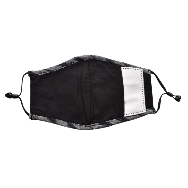 Gubbacci-India Face Mask Gubbacci Reusable Soft Cotton Unisex Premium Plus Face Mask with Removable Filter - (Grey) (Free Basic Mask With Every Purchase)