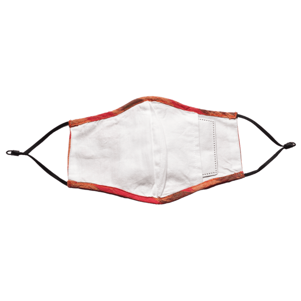 Gubbacci-India Face Mask Gubbacci Reusable soft Cotton Unisex Premium Plus Face Mask with Removable Filter - (Red)