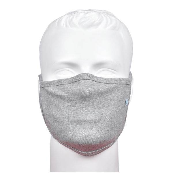 Gubbacci-India Face Mask L / Neutral Grey Gubbacci Reusable Standard Unisex Face Mask With Replaceable PM2.5 Filter (Grey)
