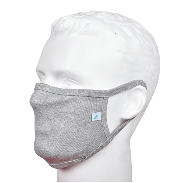 Gubbacci-India Face Mask L / Neutral Grey Gubbacci Reusable Standard Unisex Face Mask With Replaceable PM2.5 Filter (Grey)