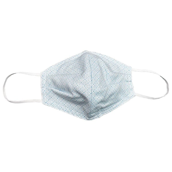 Gubbacci-India Gubbacci Cotton Reusable Kid's Pleated Face Mask - Sky Blue (Age 5-12 years)