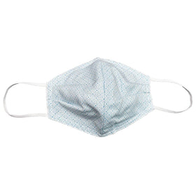 Gubbacci Cotton Reusable Kid's Pleated Face Mask - Sky Blue (Age 5-12 years)