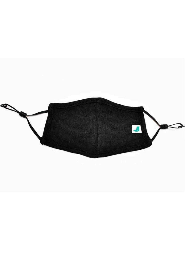 Gubbacci Standard Masks for Kids (2 - 4 Years)- Black - Gubbacci