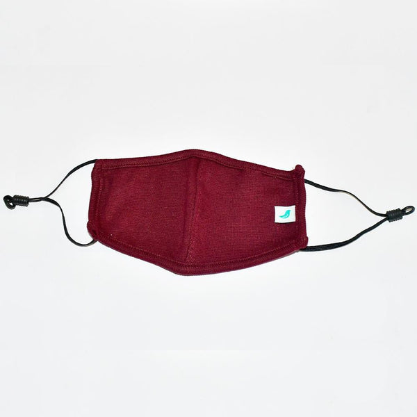 Gubbacci-India Gubbacci Standard Masks for Kids (2-4 Years)- Maroon