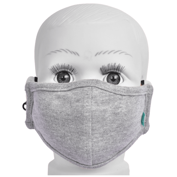 Gubbacci-India Gubbacci Standard Masks for Kids (2-4 Years)- Melange Grey