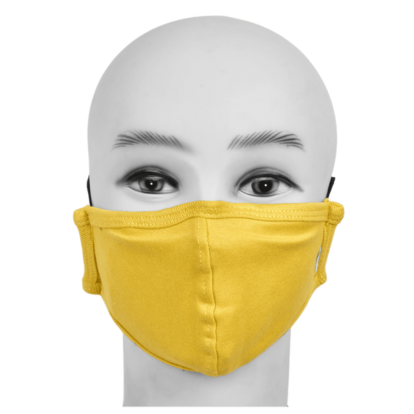 Gubbacci-India Gubbacci Standard Masks for Kids (5-12 Years)- Yellow