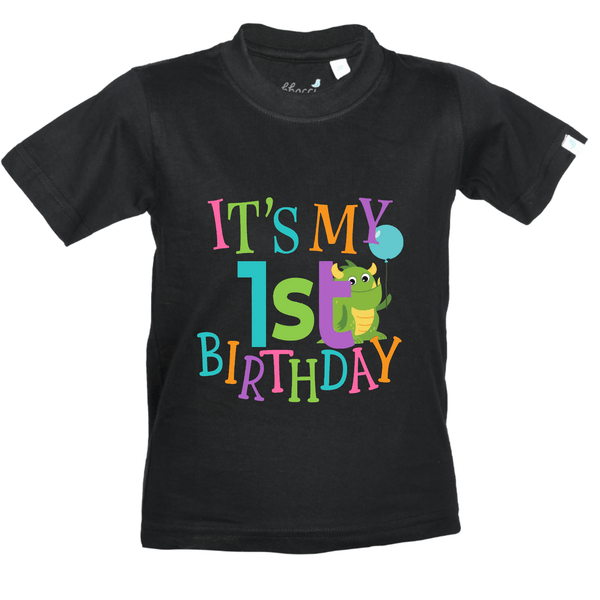 Gubbacci Apparel Kid's T-shirt 18 Its My First Birthday T-Shirt - 1st Birthday Collection Buy Its My First Birthday T-Shirt - 1st Birthday Collection