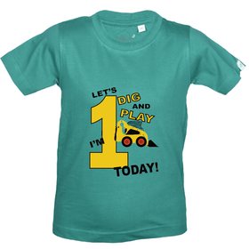 Lets Dig and Play T-shirt - 1st Birthday T-shirt Collection