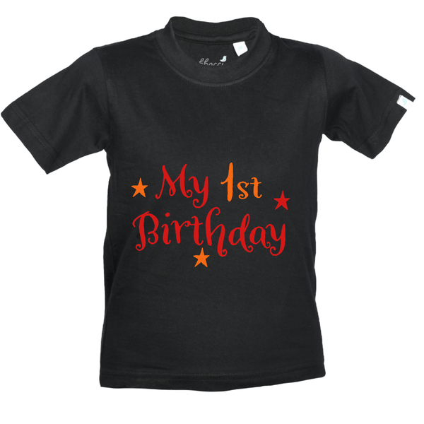 Gubbacci Apparel Kid's T-shirt 18 My First Birthday T-Shirt - 1st Birthday Collection Buy My First Birthday T-Shirt - 1st Birthday Collection