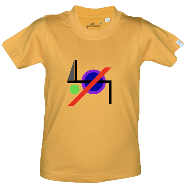 Gubbacci Apparel Kids Round Neck T-shirt Geometry By Soumik