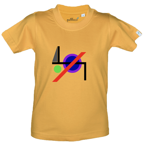Gubbacci Apparel Kids Round Neck T-shirt Geometry By Soumik